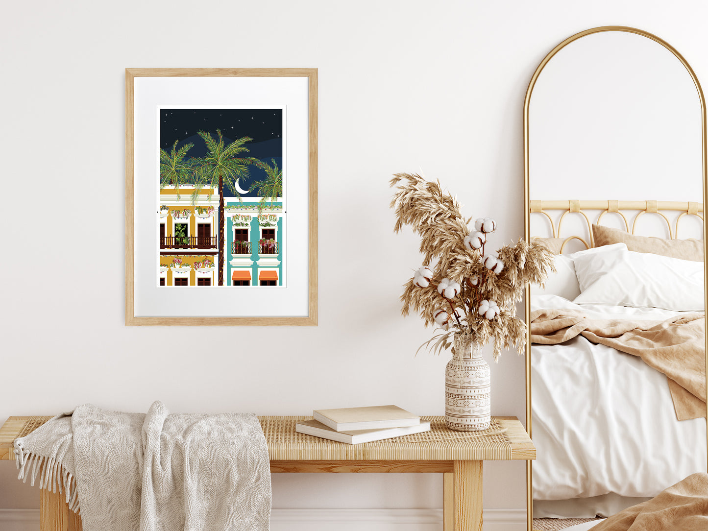 Puerto Rican Night Art Print