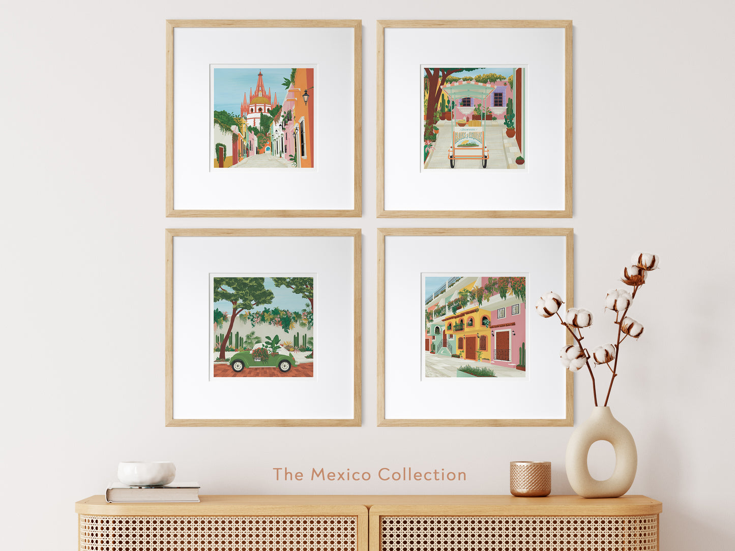 Mexican Elotes Cart Art Print