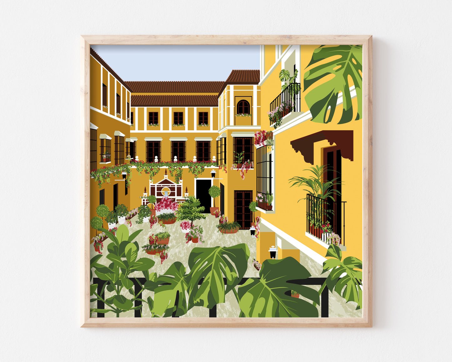 Seville Balcony Art Print