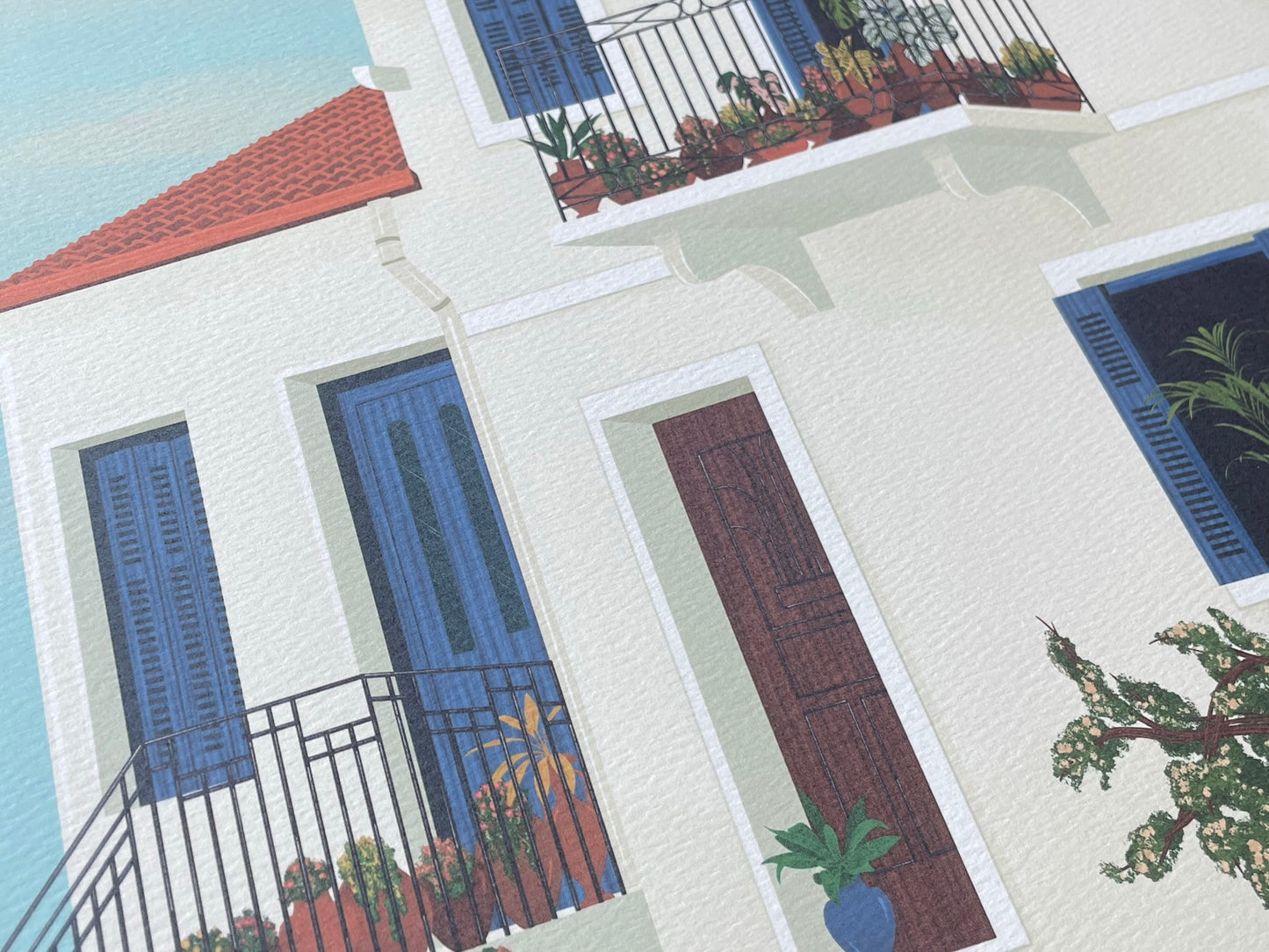 Greek House Art Print