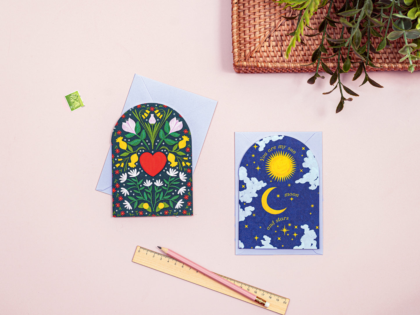 You Are My Sun, Moon and Stars Greeting Card