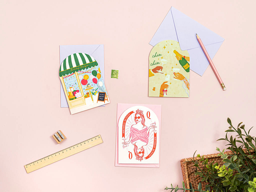 Chin Chin Greeting Card