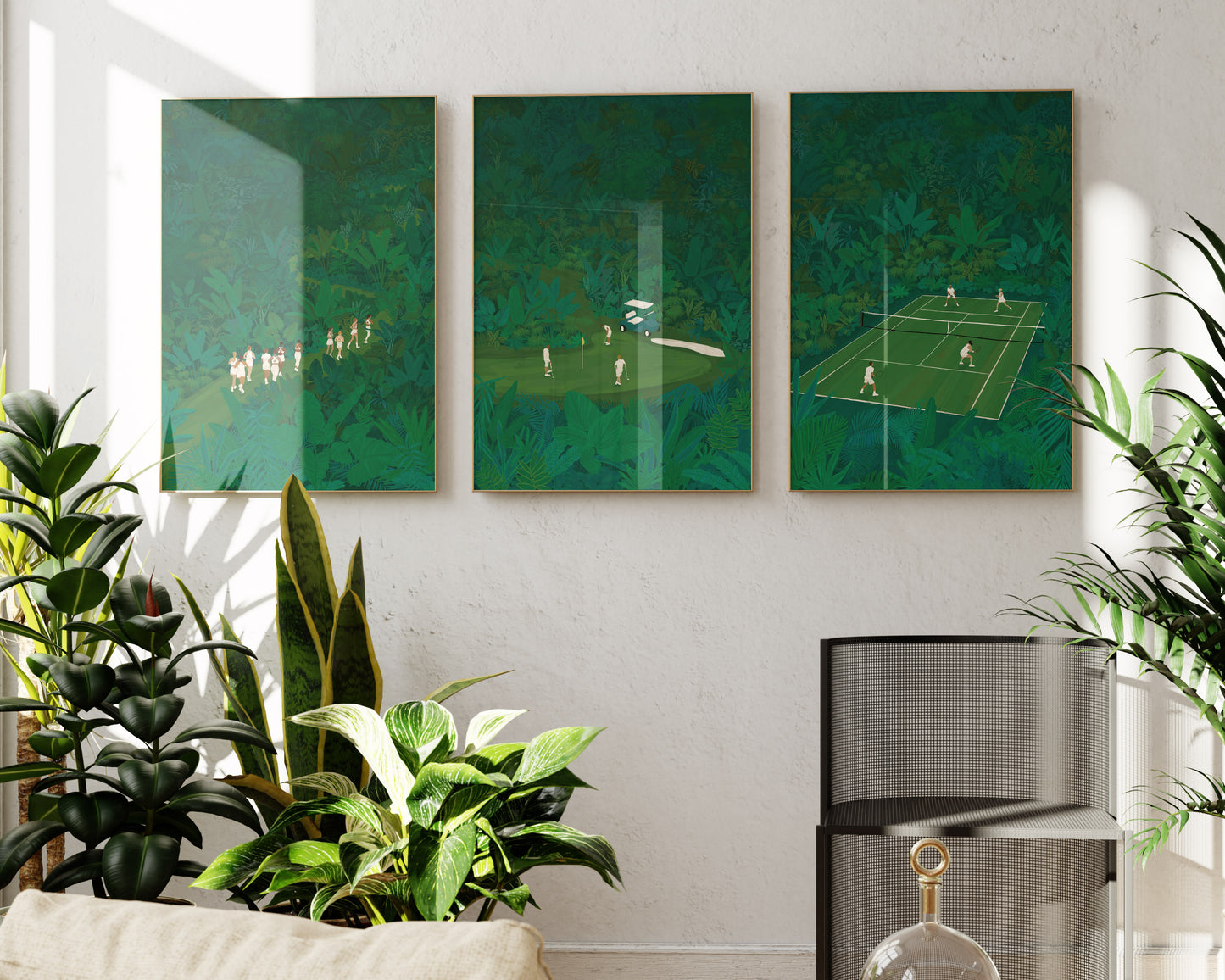 Running in the Jungle Art Print