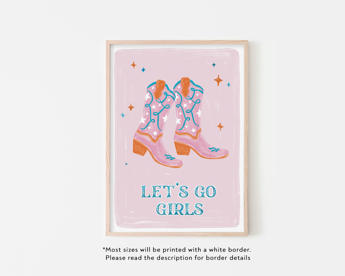 Let's Go Girls Art Print