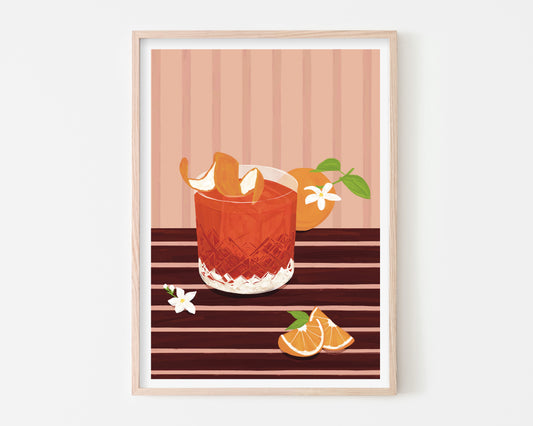 Negroni Art Print