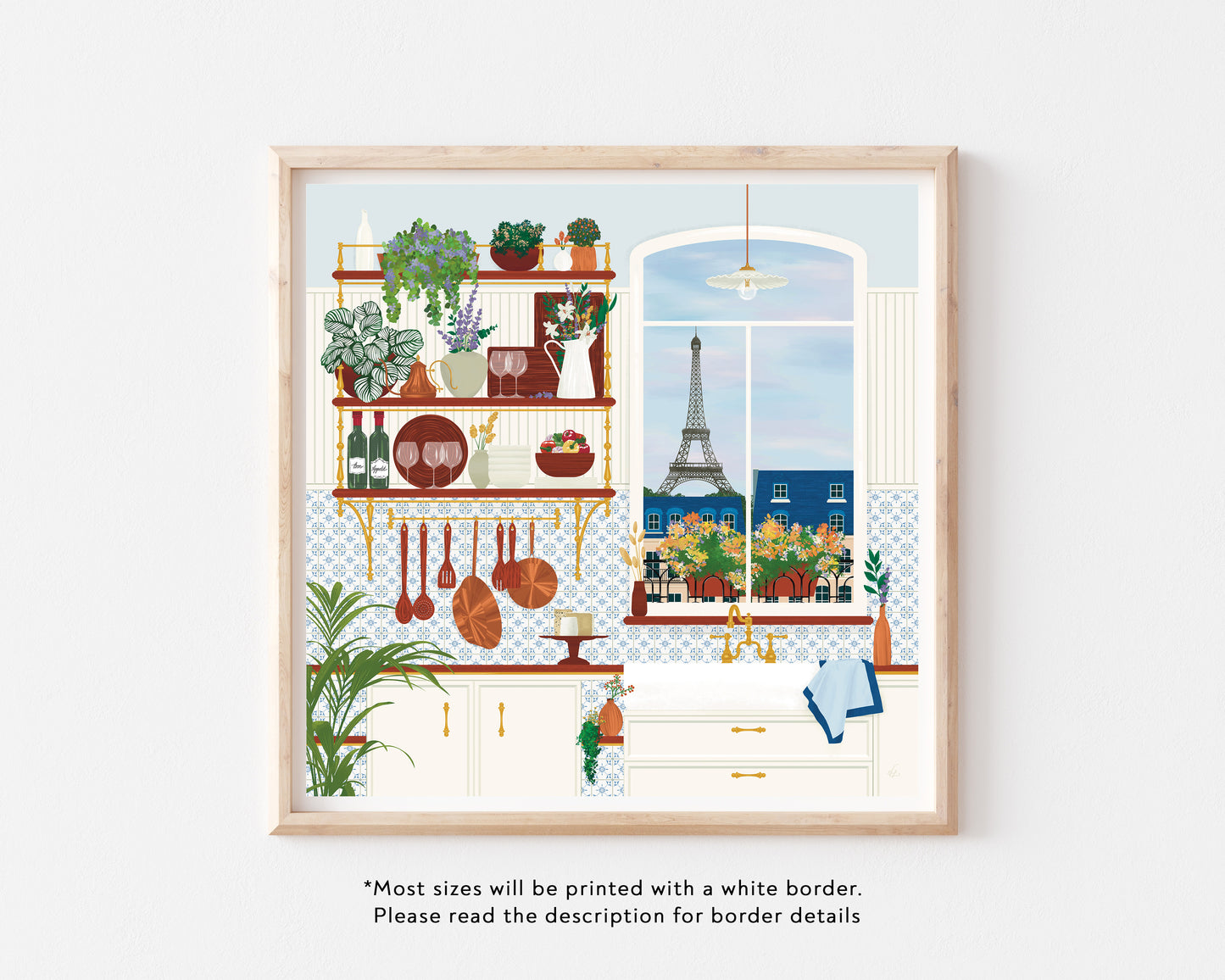 Parisian Kitchen Art Print