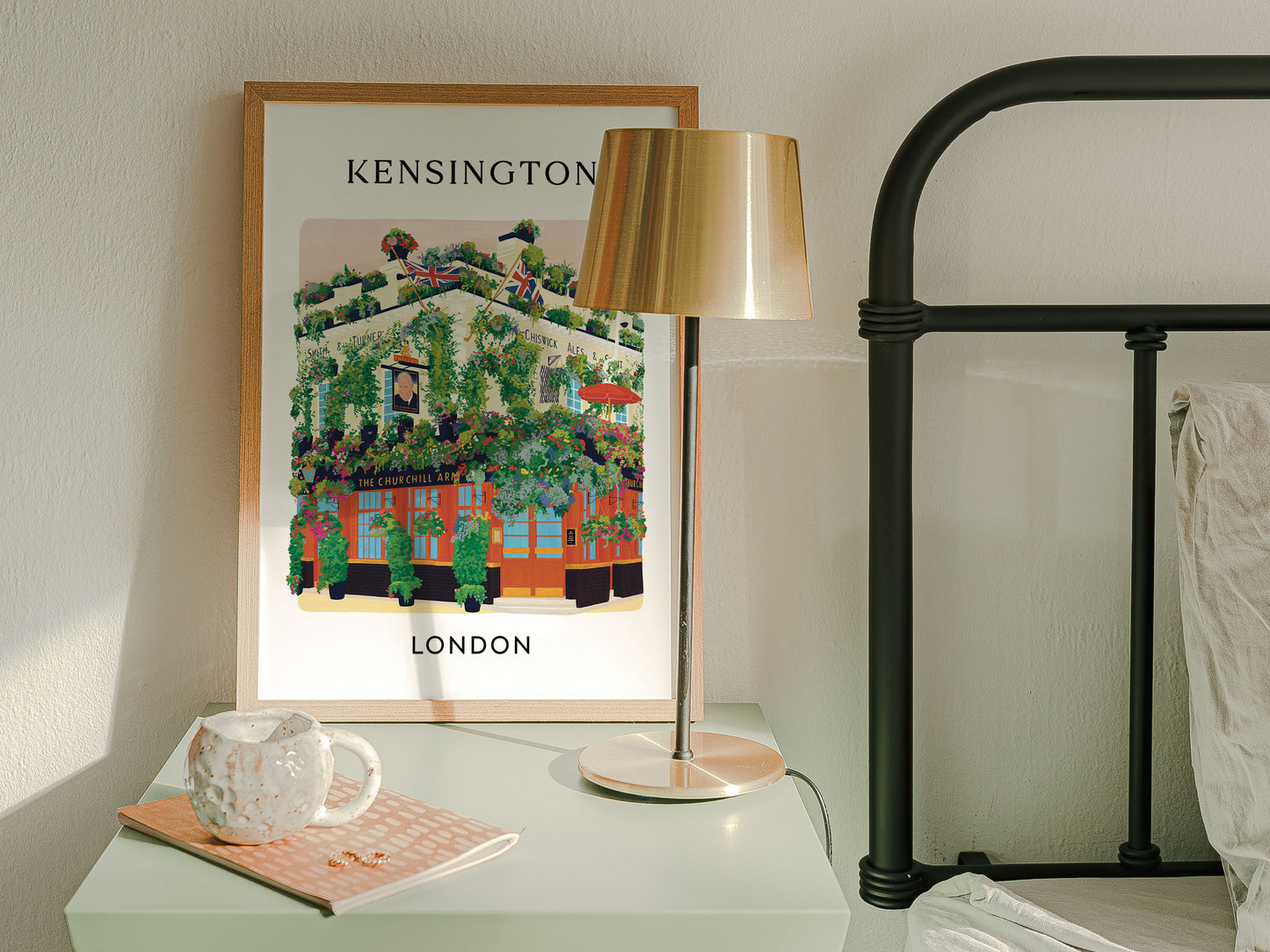 Kensington The Churchill Arms Art Print