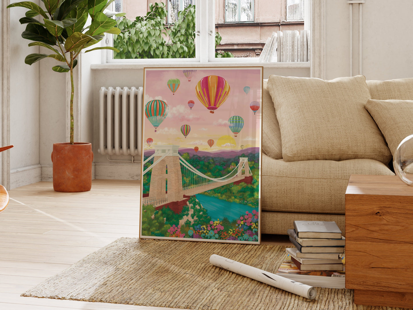 Bristol Clifton Bridge Art Print