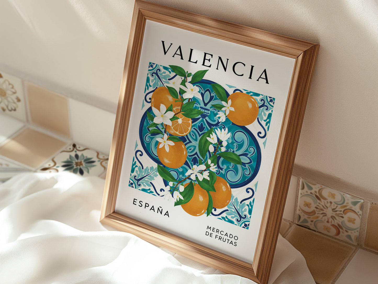 Valencia Oranges Art Print