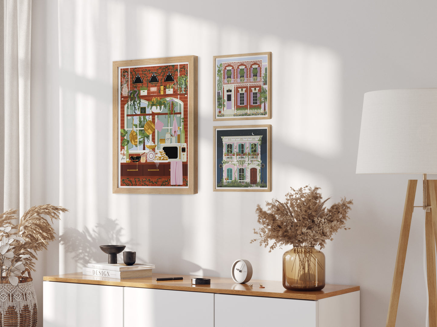 New Orleans Kitchen Art Print