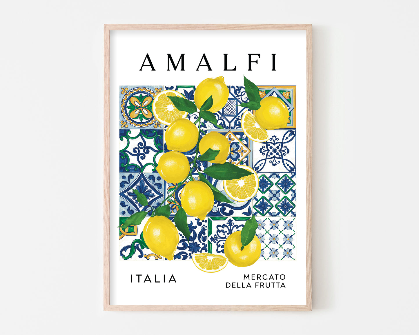 Amalfi Lemons Art Print