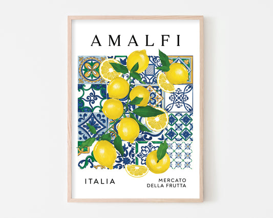 Amalfi Lemons Art Print