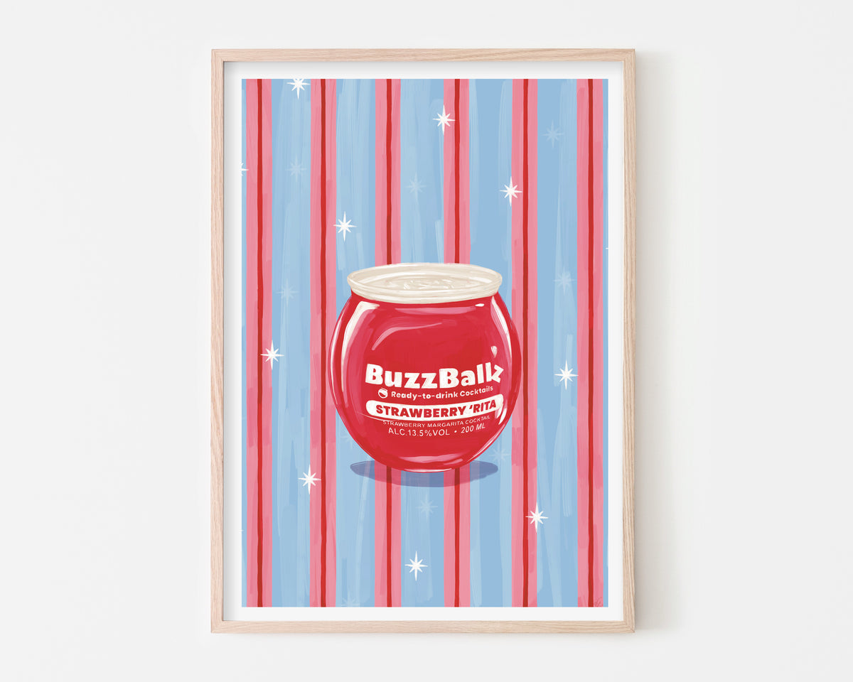 Buzzballz Art Print SUPER SECONDS FESTIVAL