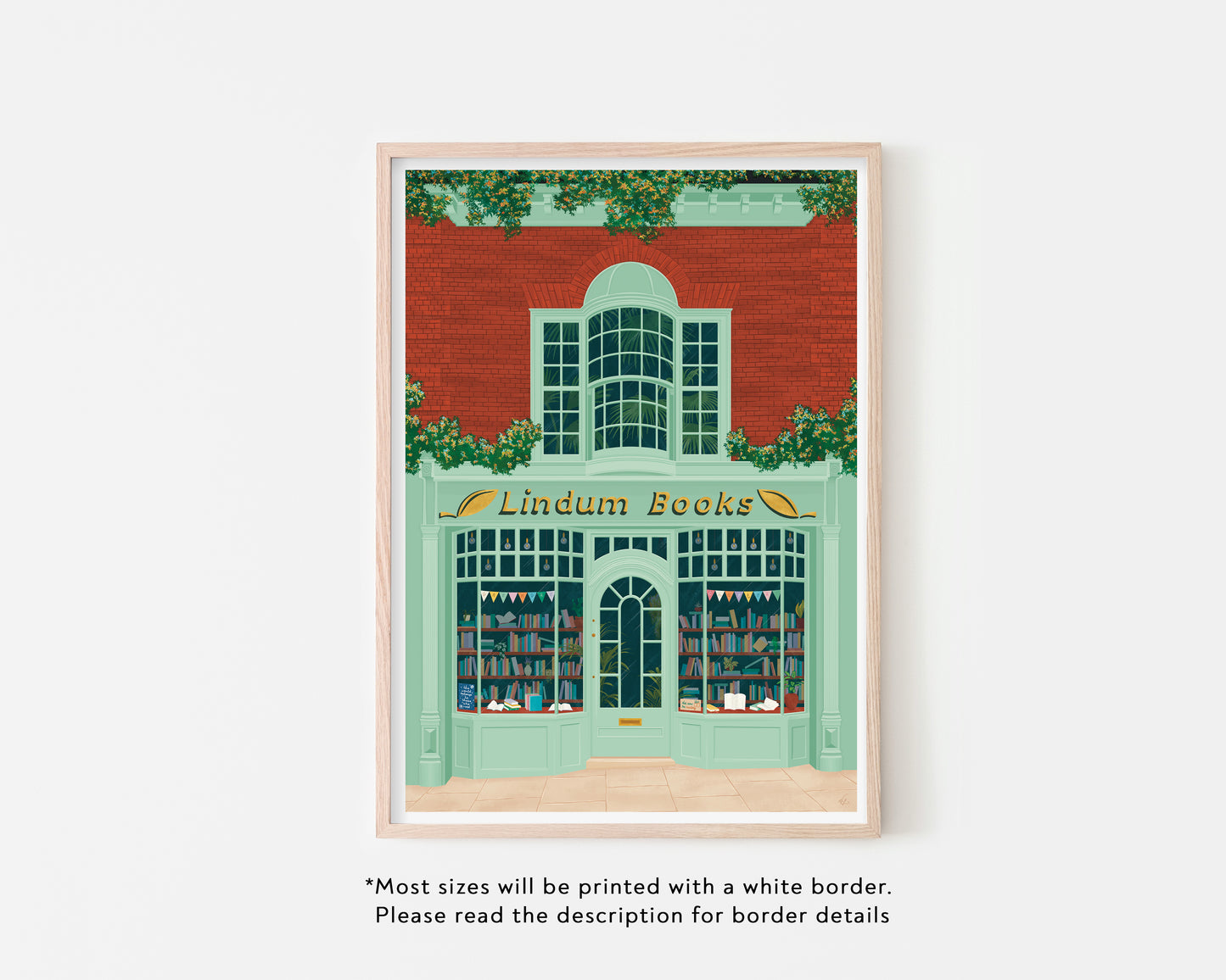 Lincoln Bookshop Art Print
