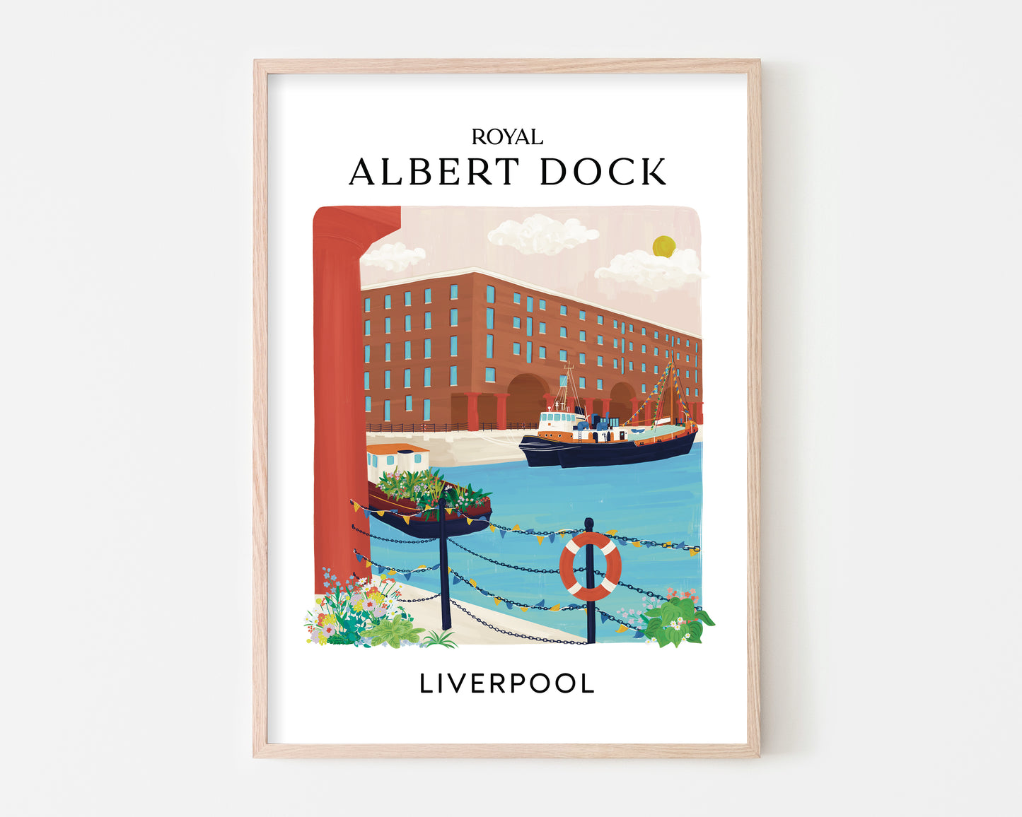 Royal Albert Dock Liverpool Art Print