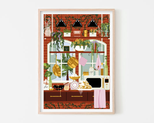 New Orleans Kitchen Art Print