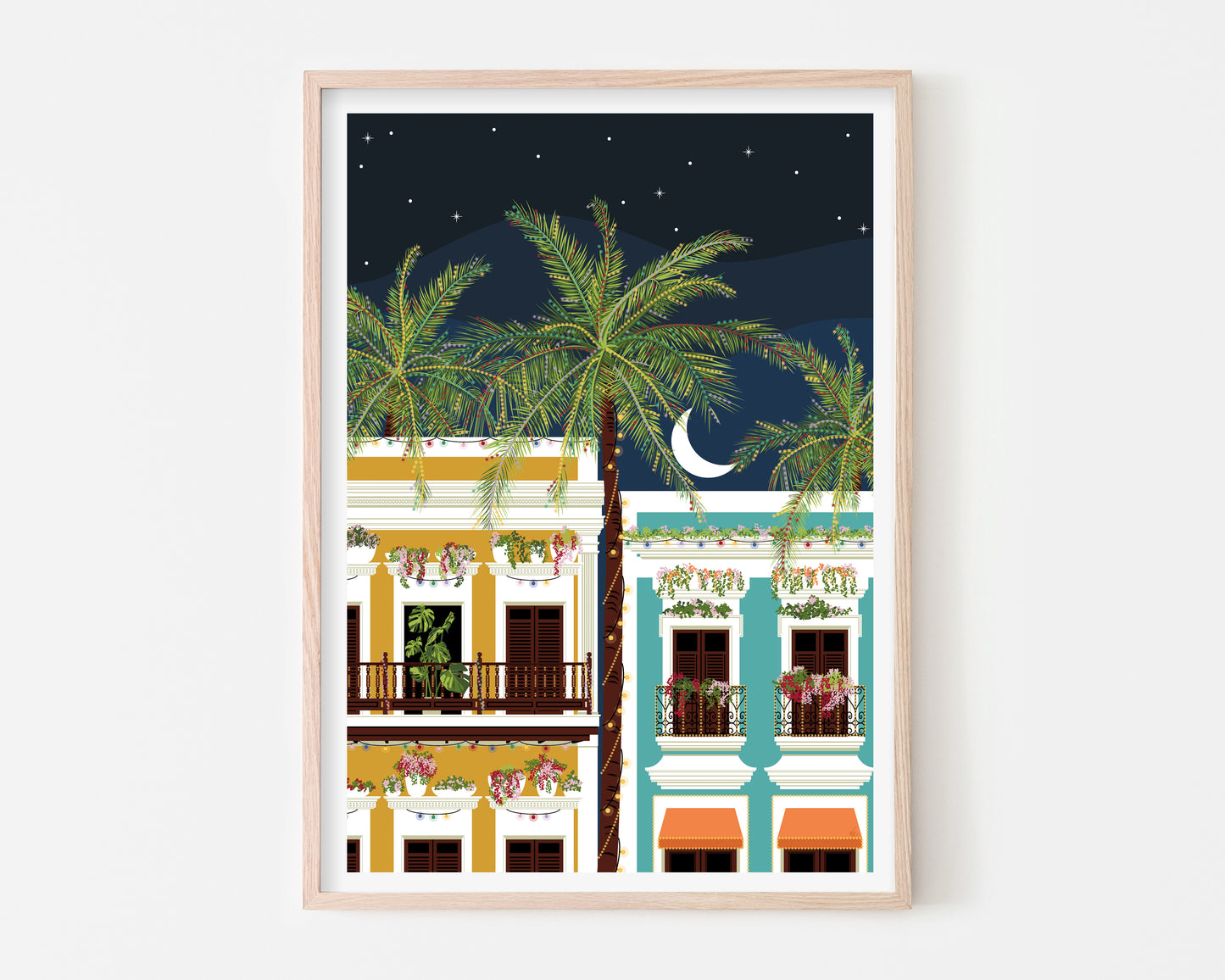 Puerto Rican Night Art Print