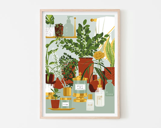 Self Care Ingredients Art Print