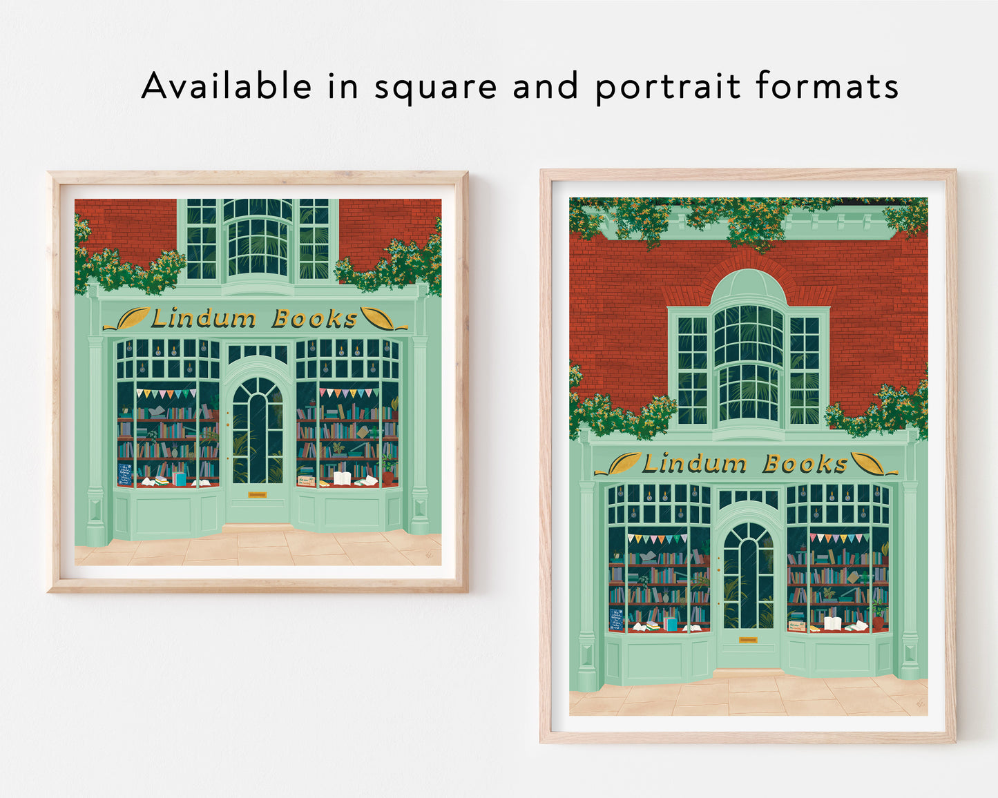 Lincoln Bookshop Art Print