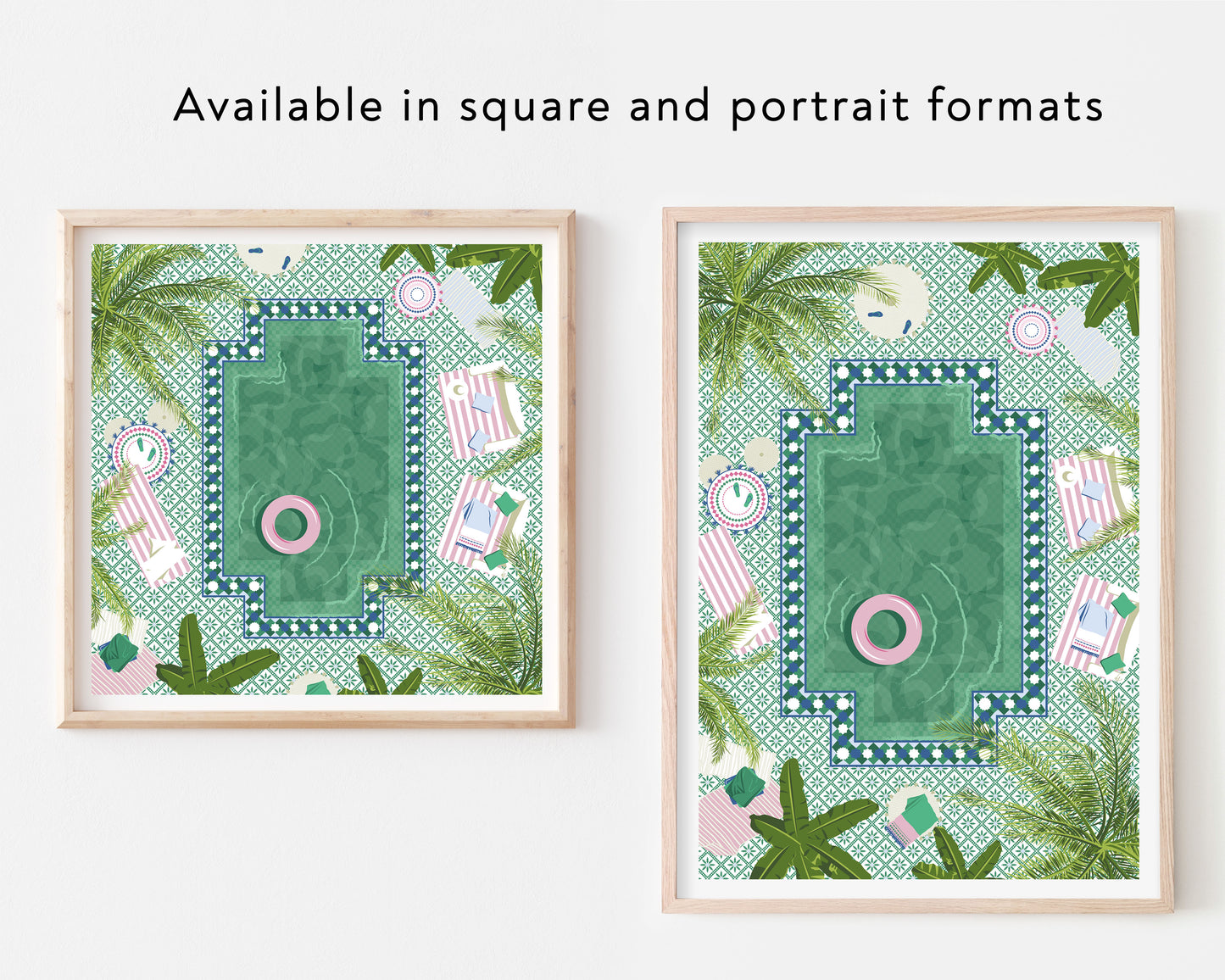 Moroccan Riad (Aerial View) Art Print