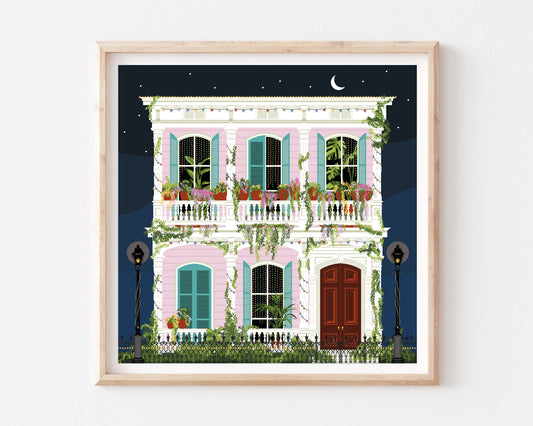 New Orleans Night Art Print