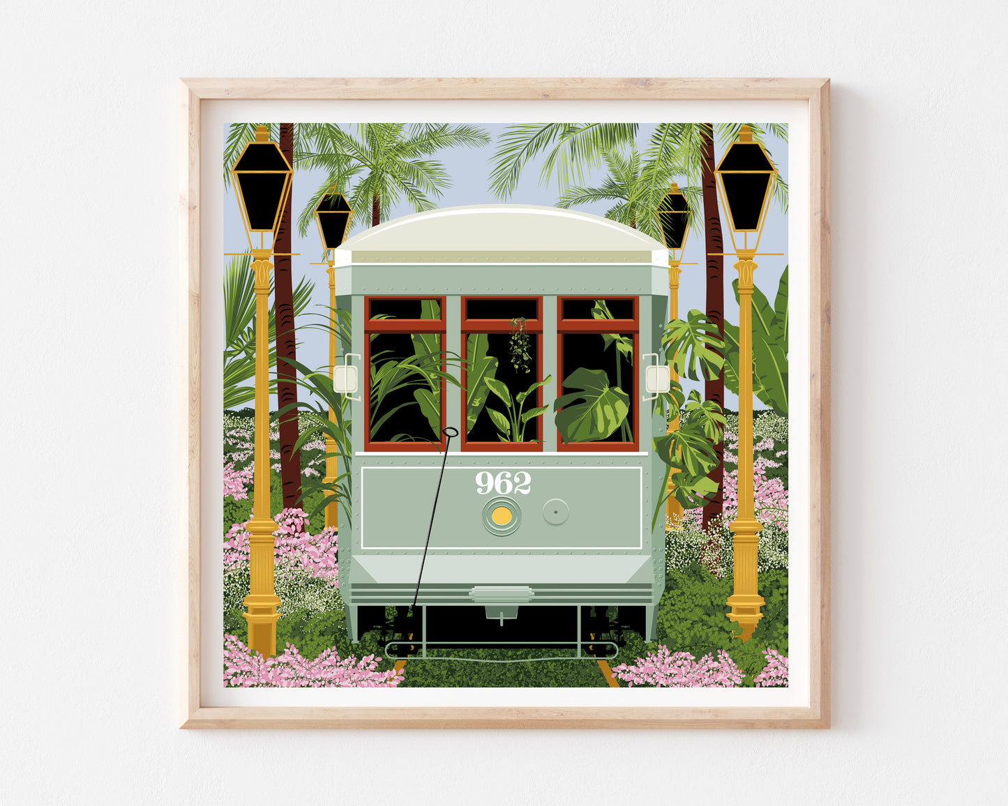 New Orleans Streetcar Art Print