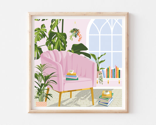 Reading Nook Art Print