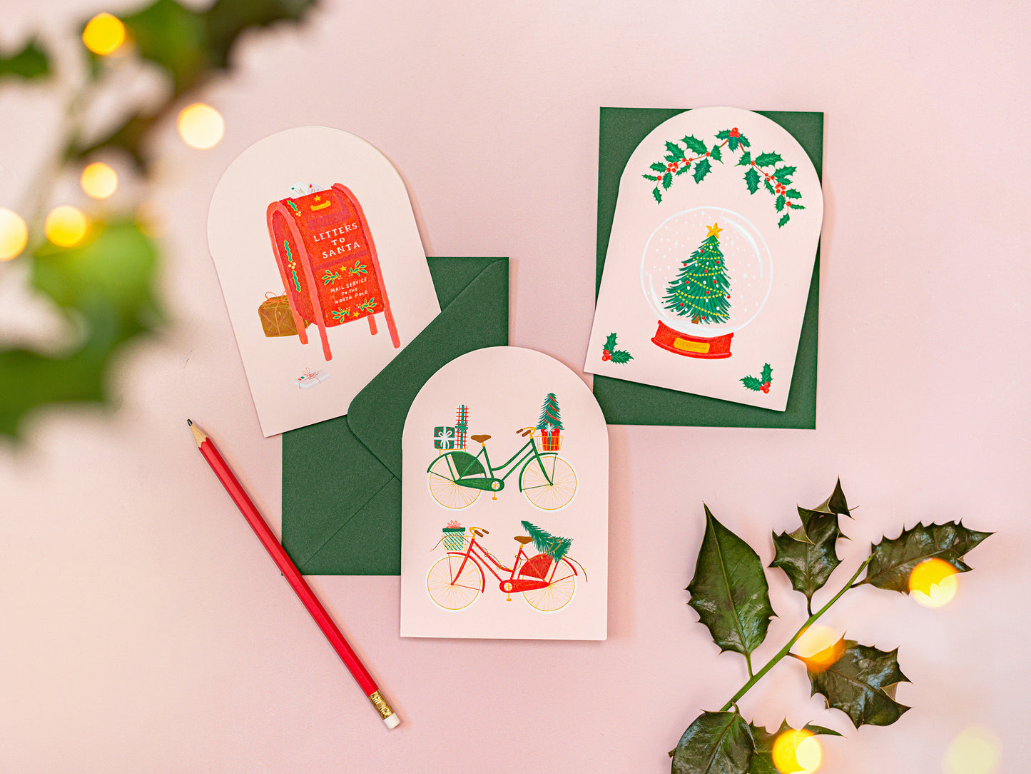 Delivery Bikes Christmas Card