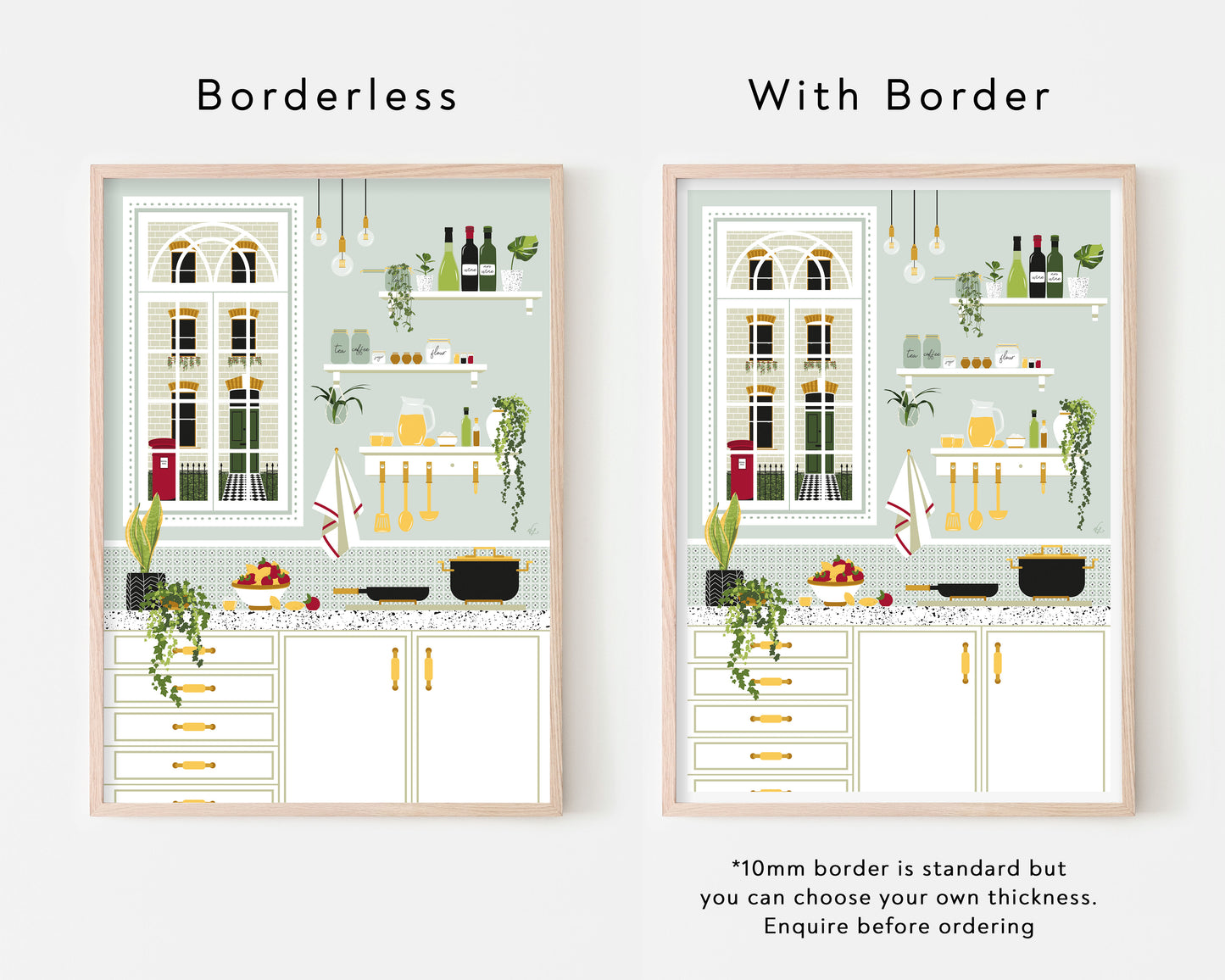London Kitchen Art Print