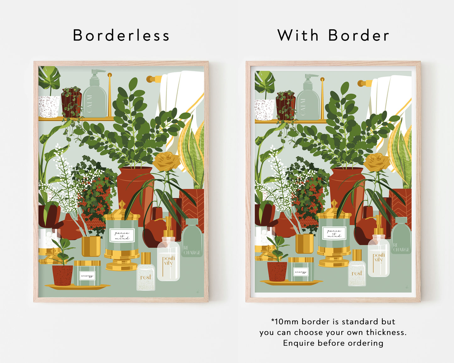 Self Care Ingredients Art Print