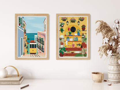 Lisbon Tram Art Print