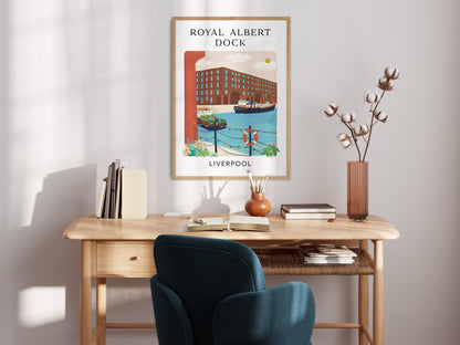 Royal Albert Dock Liverpool Art Print
