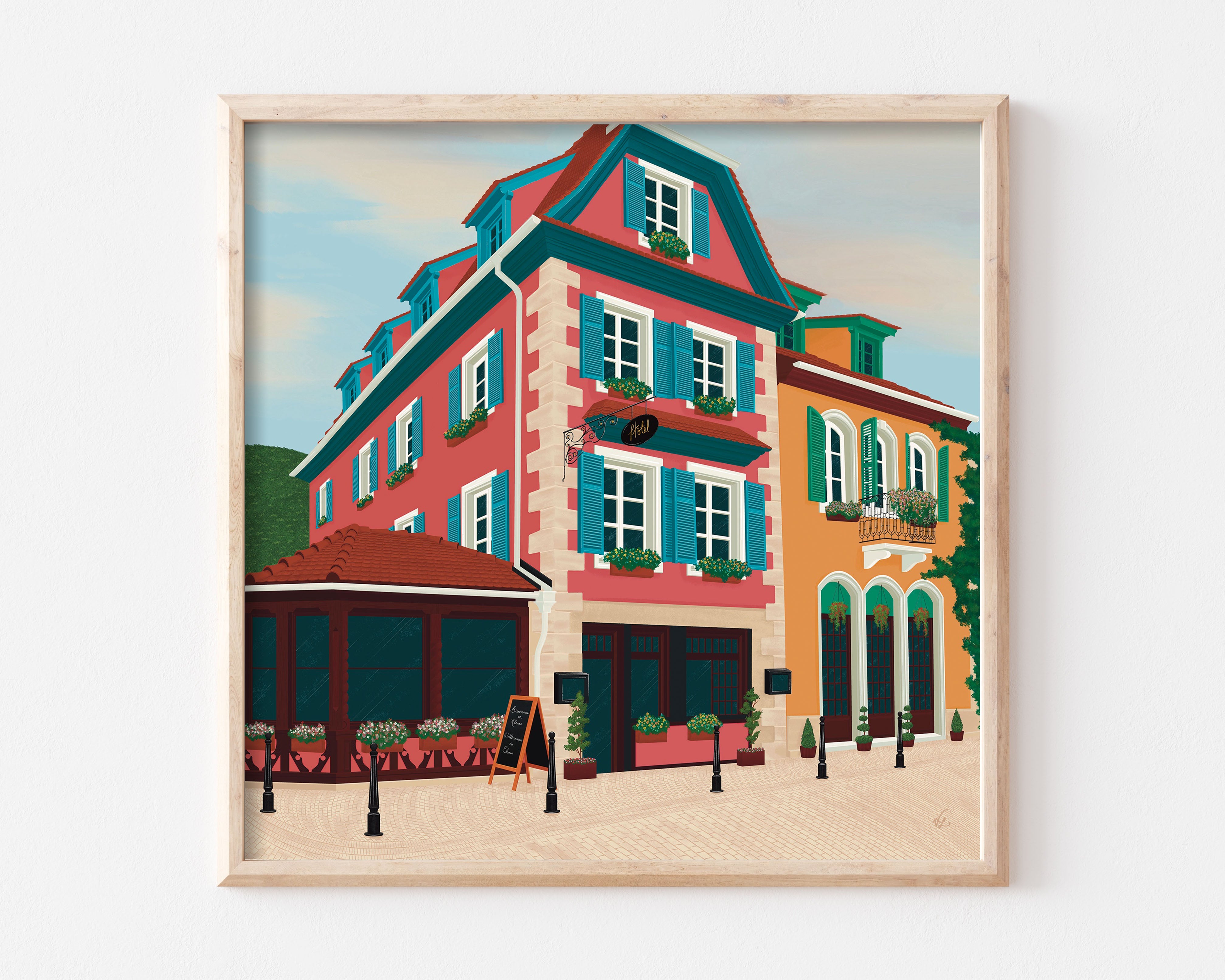 Alsace in France Art Print SUPER SECONDS FESTIVAL