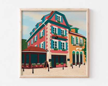 Alsace in France Art Print SUPER SECONDS FESTIVAL