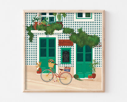 Lisbon Restaurant Art Print SUPER SECONDS FESTIVAL