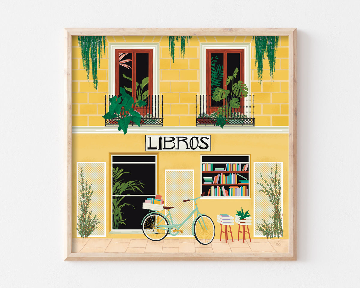 Madrid Libros Bookshop Art Print SUPER SECONDS FESTIVAL
