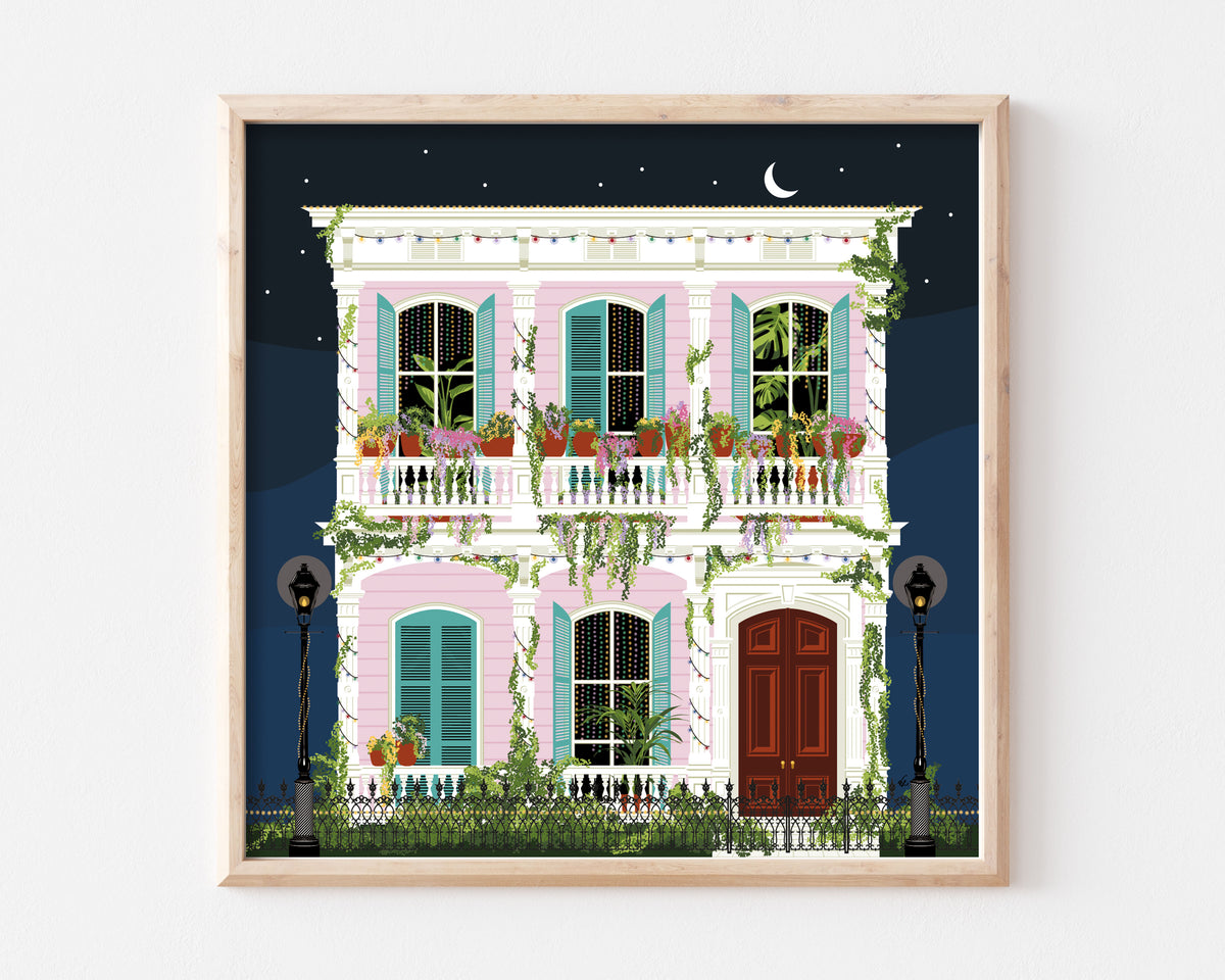 New Orleans Night Art Print SUPER SECONDS FESTIVAL