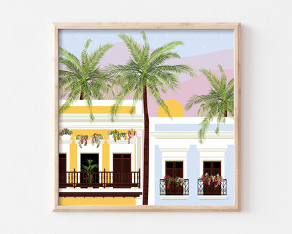 Puerto Rican Sunset Art Print SUPER SECONDS FESTIVAL