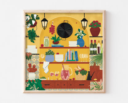 Spanish Kitchen Art Print SUPER SECONDS FESTIVAL