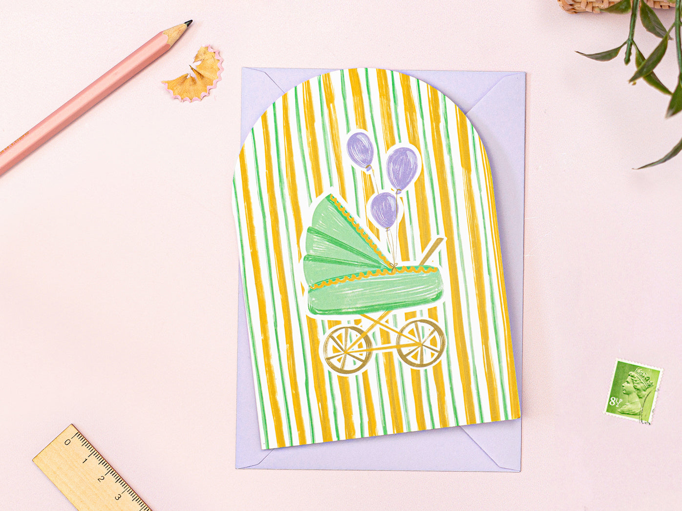 Baby Pram Card