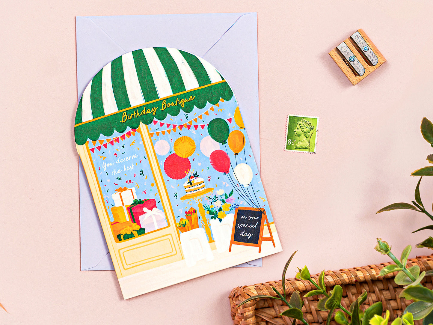 Birthday Shop Greeting Card