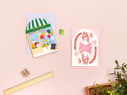 Birthday Shop Greeting Card