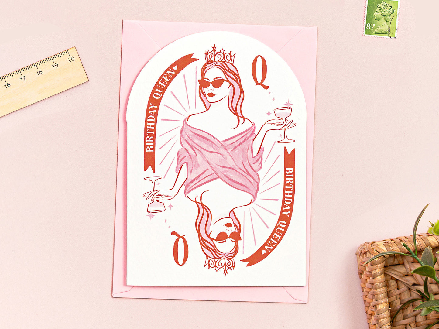 Birthday Queen Greeting Card