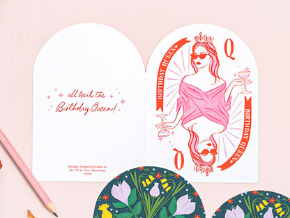 Birthday Queen Greeting Card