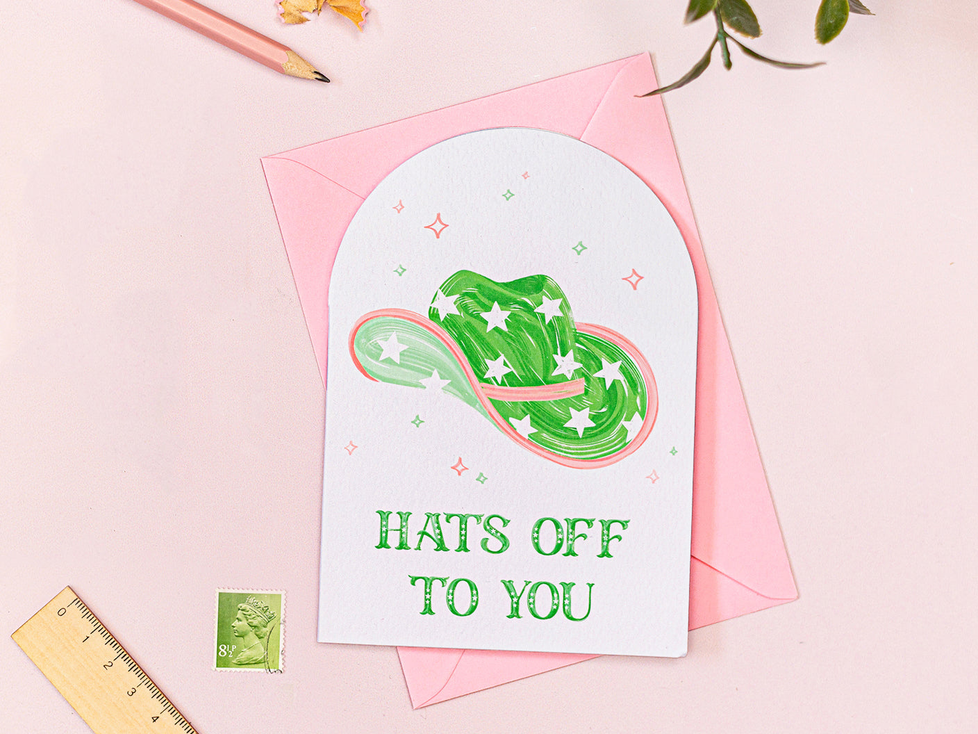 Hats Off to You Greeting Card