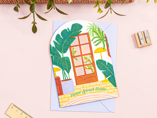 New Home More Plants Greeting Card