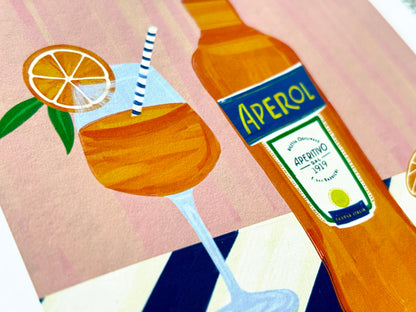 Aperol Spritz Art Print