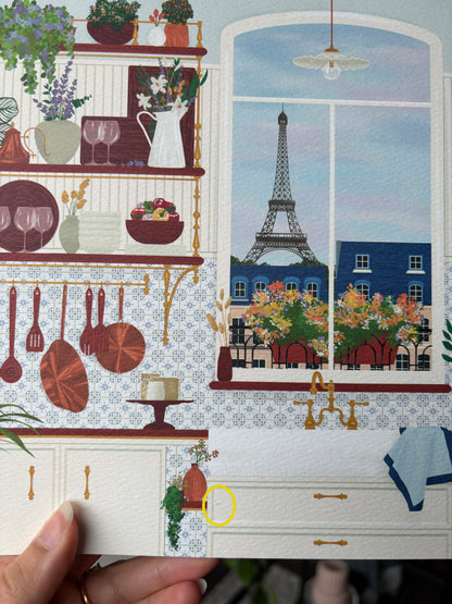 Parisian Kitchen Art Print SUPER SECONDS FESTIVAL