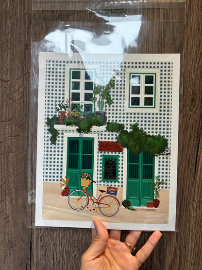 Lisbon Restaurant Art Print SUPER SECONDS FESTIVAL
