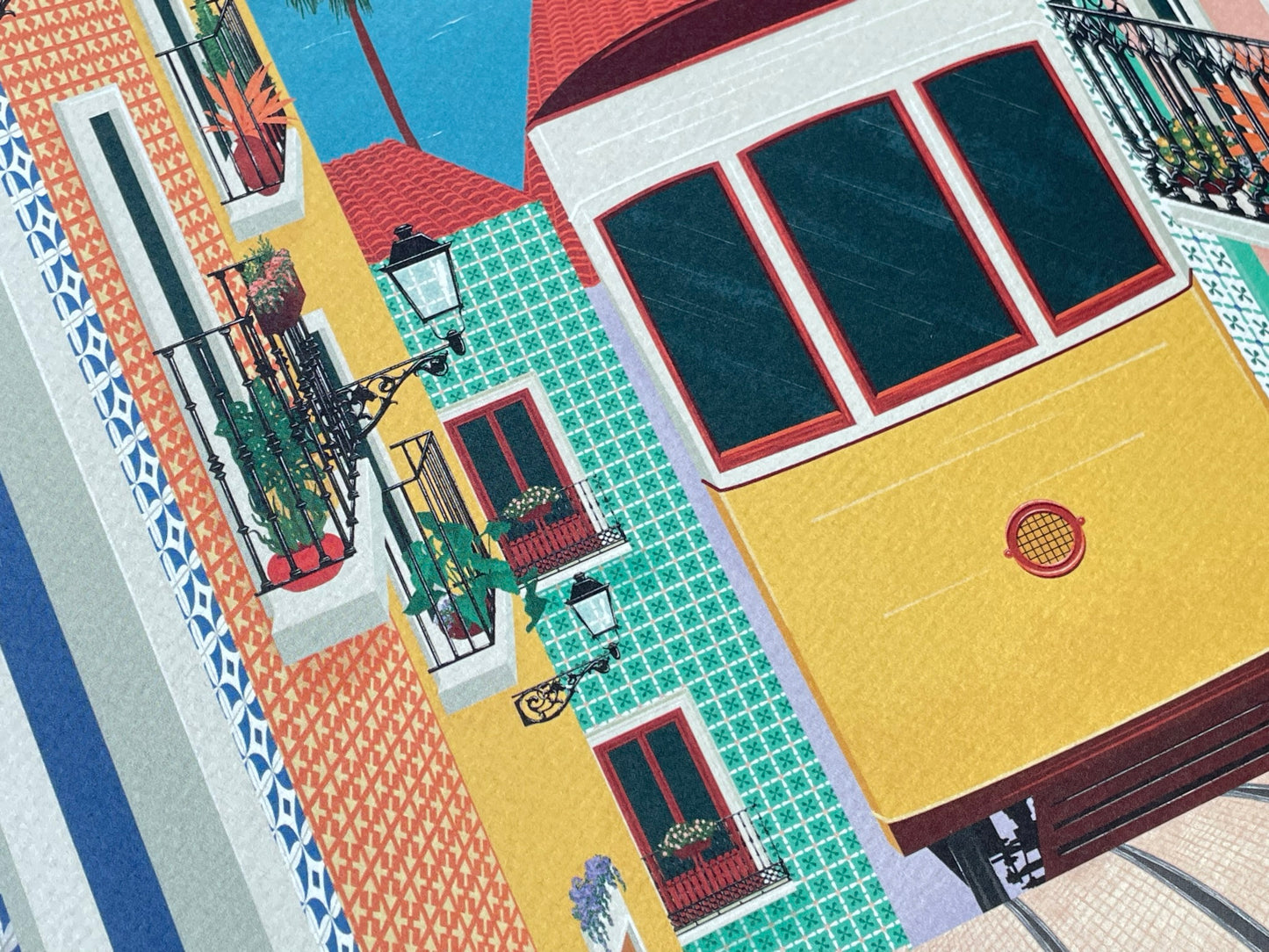 Lisbon Tram Art Print
